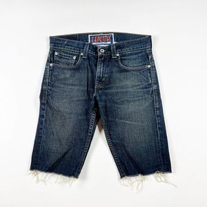 Levis mens Skinny 511 cut off denim jean shorts size 30